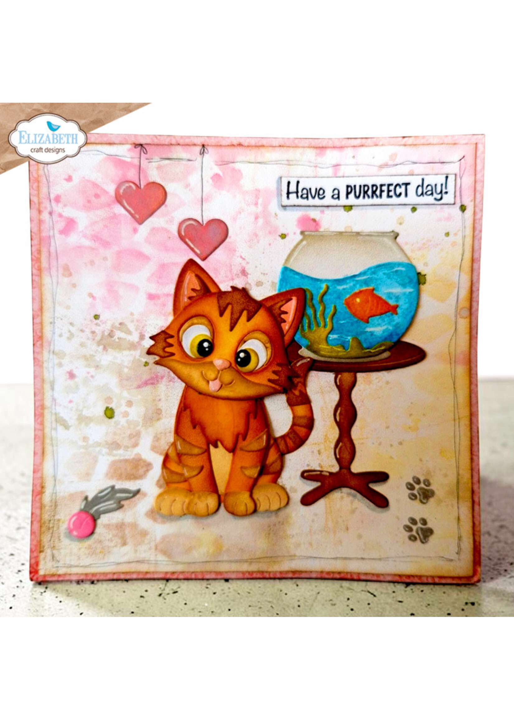 Elizabeth Craft Design ECD Die, 2371 Cat Accessories