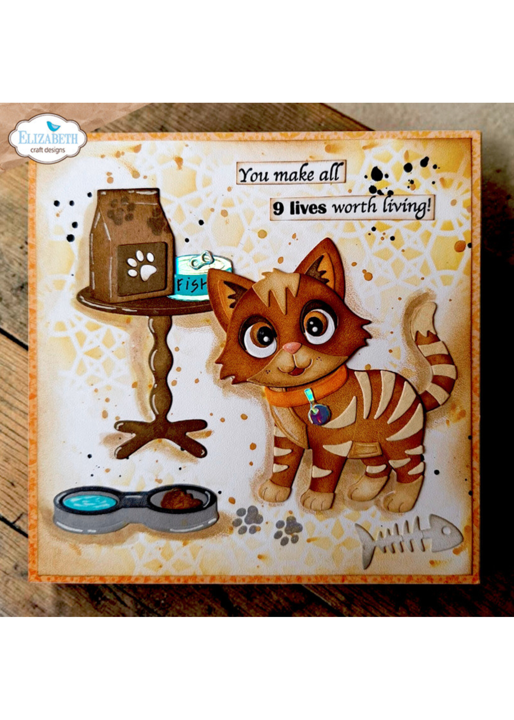 Elizabeth Craft Design ECD Die, 2371 Cat Accessories