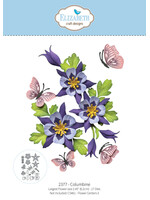 Elizabeth Craft Design ECD Die/Stamp Bundle, 2377 Columbine CS461 Flower Centers 3