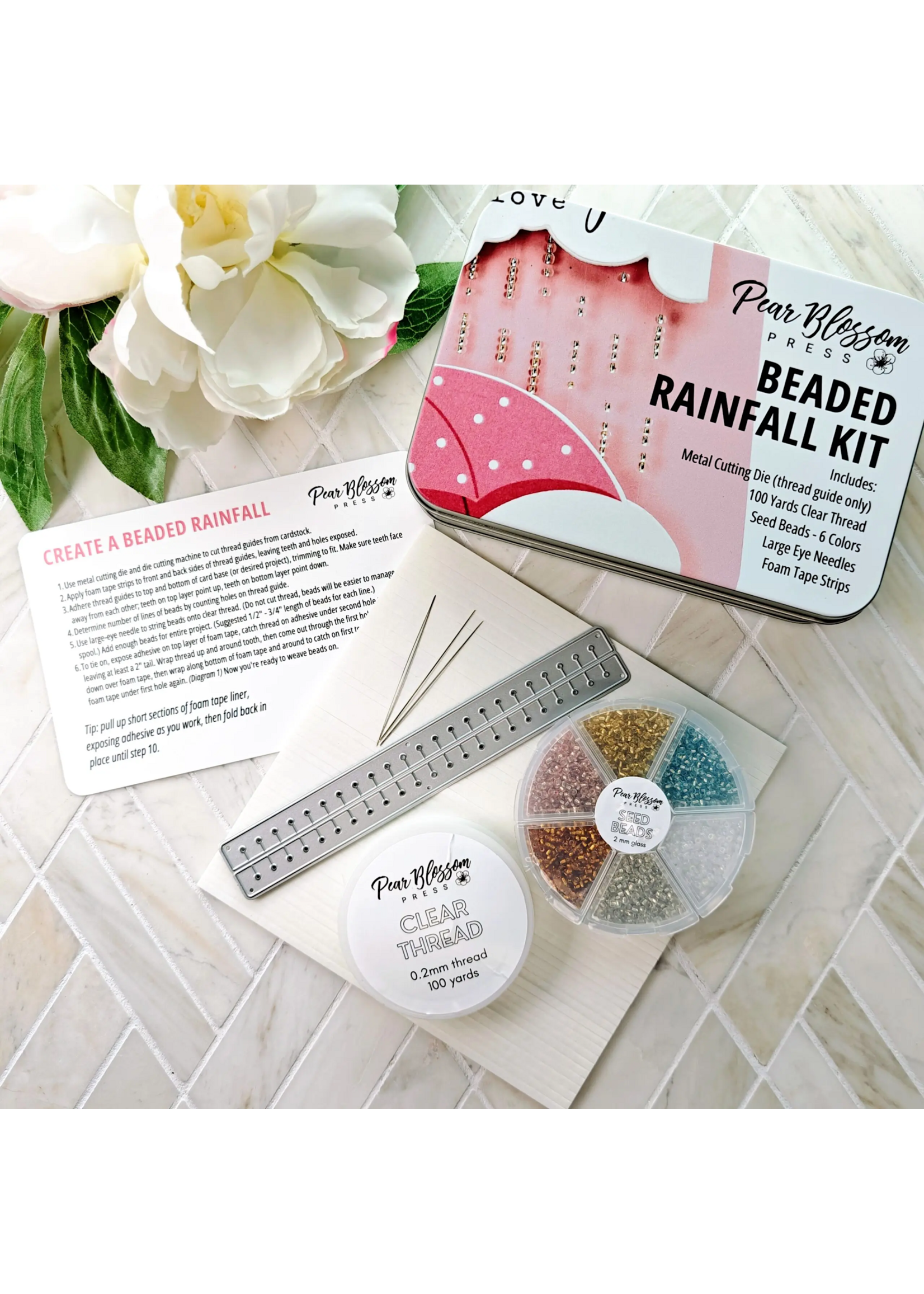 Pear Blossom Pear Blossom Press Beaded Rainfall Kit