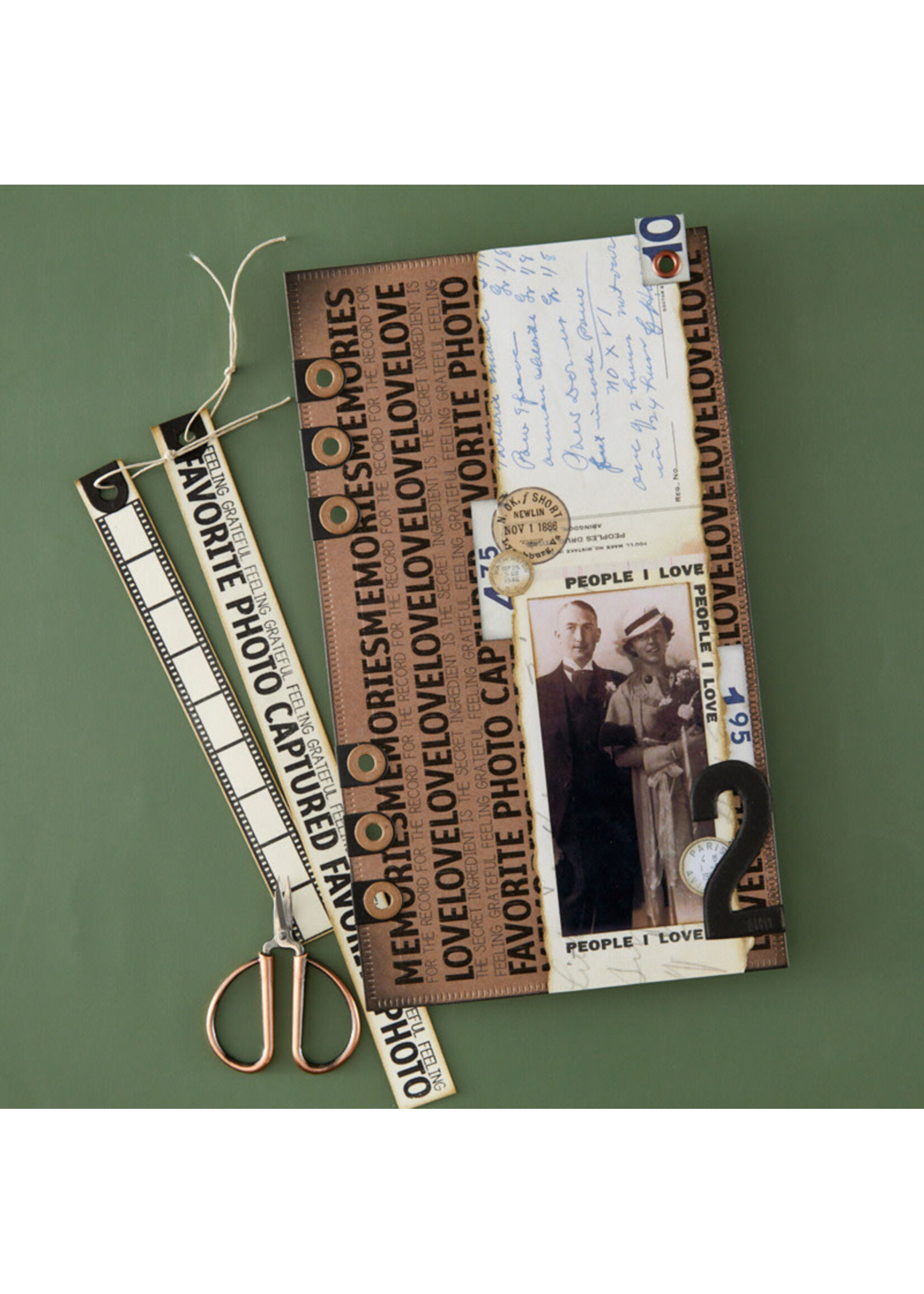Spellbinders Spellbinders Esther Glas Stamp, Keepsake Strips