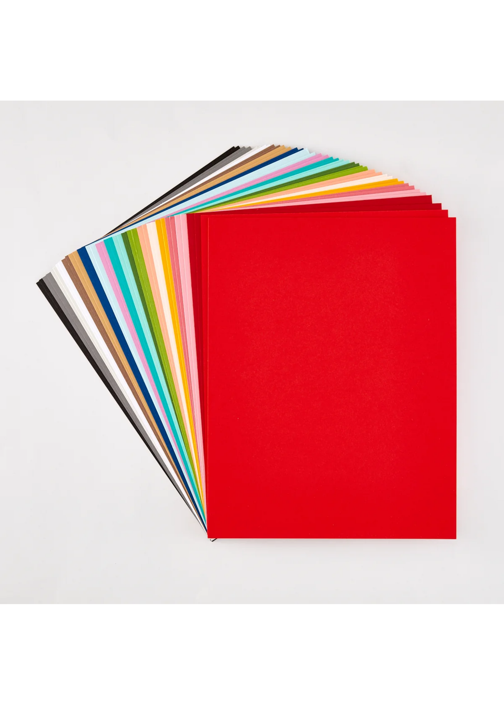 Spellbinders Spellbinders ColorWheel Cardstock Assortment 8.5x11, Oh What Fun (40)