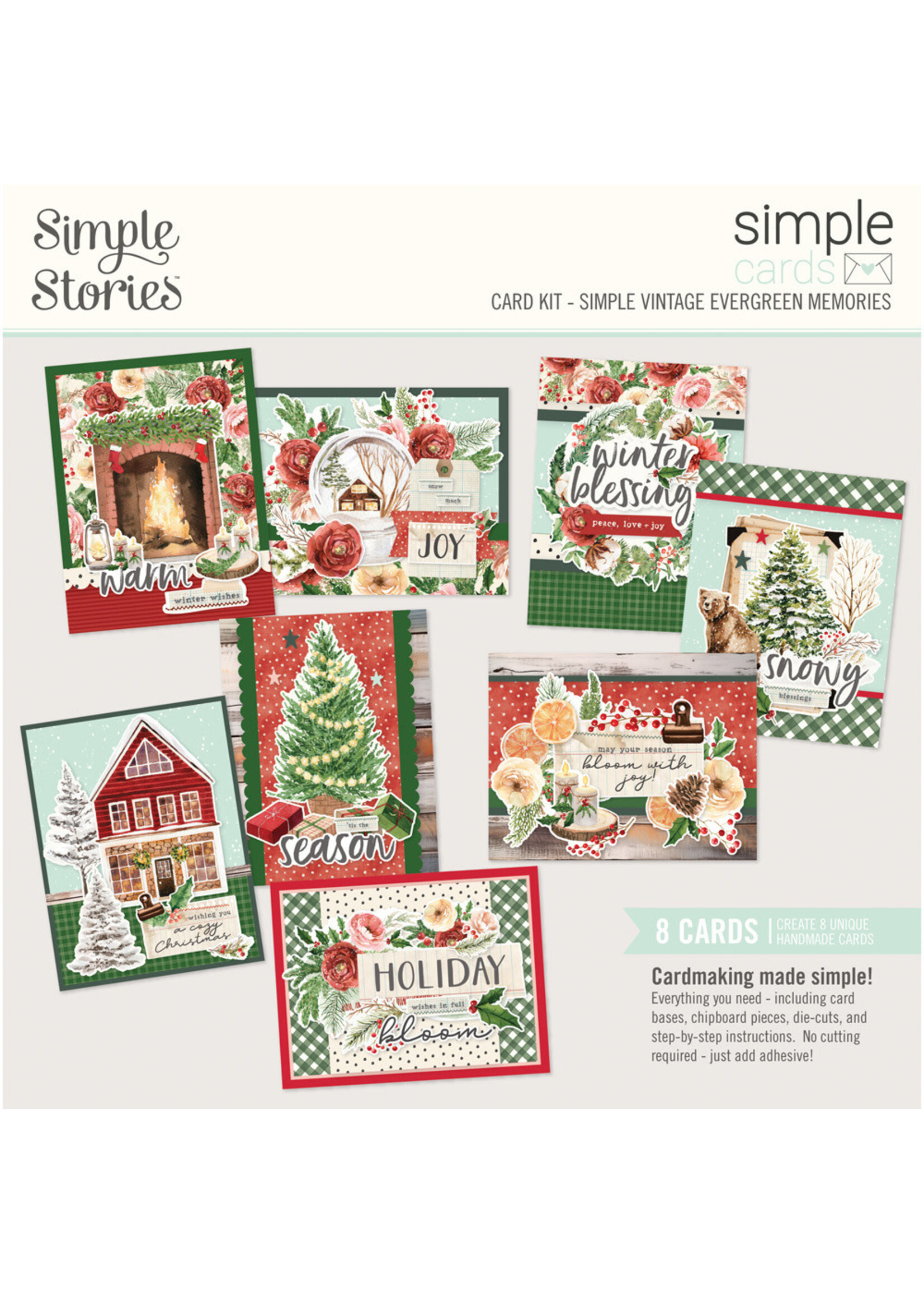 Simple Stories Simple Stories Card Kit, Simple Vintage Evergreen Memories