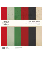 Simple Stories Simple Stories 12x12 Vintage Basics Kit, Simple Vintage Old-Fashioned Christmas