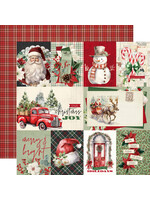 Simple Stories Simple Stories 12x12 Simple Vintage Old-Fashioned Christmas, 3x4/4x6 Elements