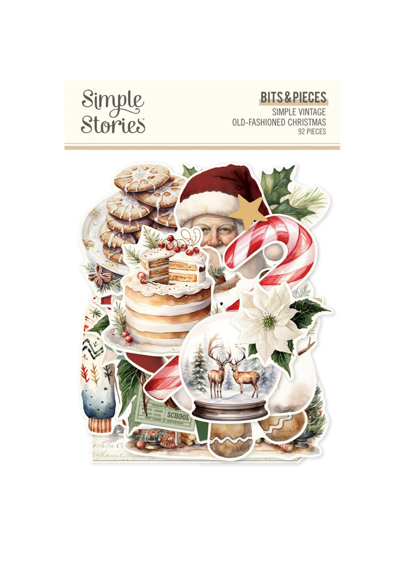 Simple Stories Simple Stories Bits & Pieces, Simple Vintage Old-Fashioned Christmas