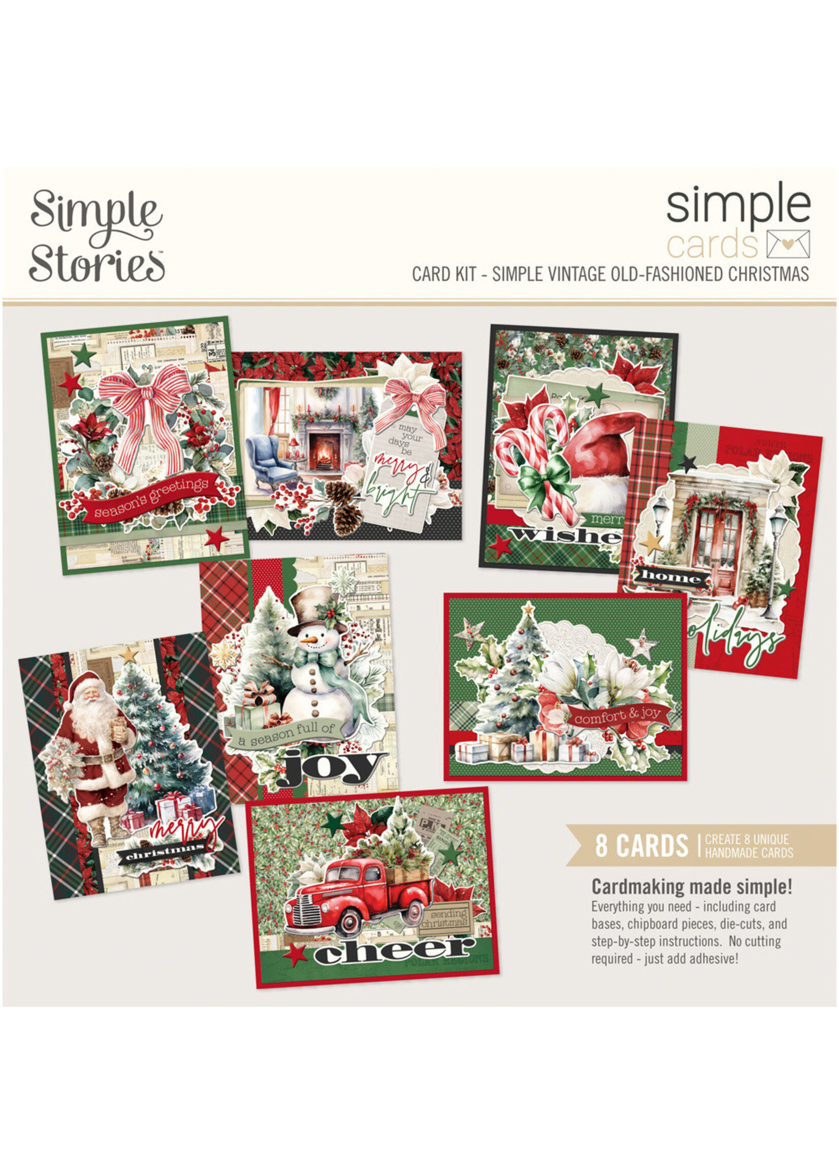 Simple Stories Simple Stories Card Kit, Simple Vintage Old-Fashioned Christmas