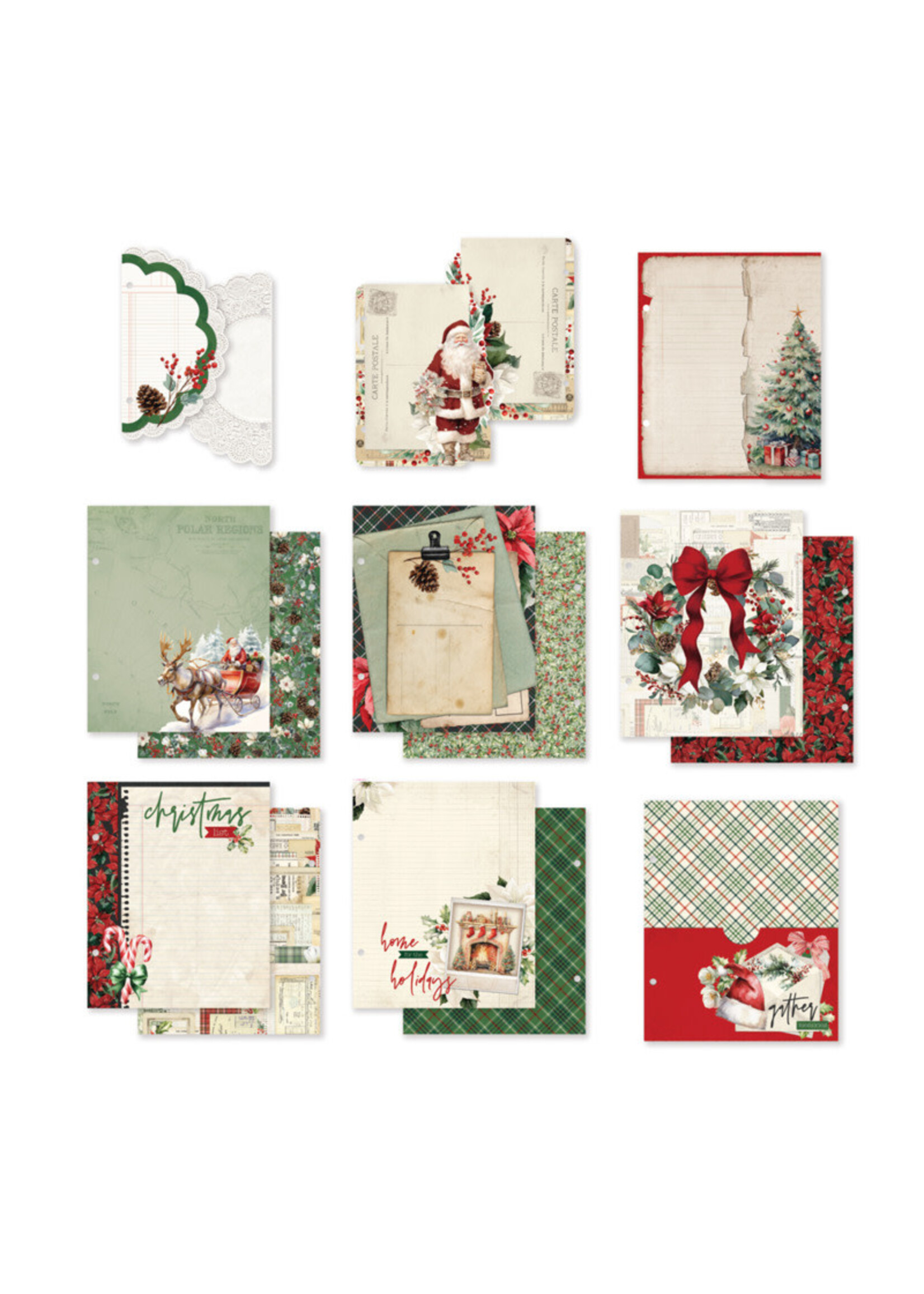 Simple Stories Simple Stories SN@P! 6x8 Binder Inserts, Simple Vintage Old-Fashioned Christmas