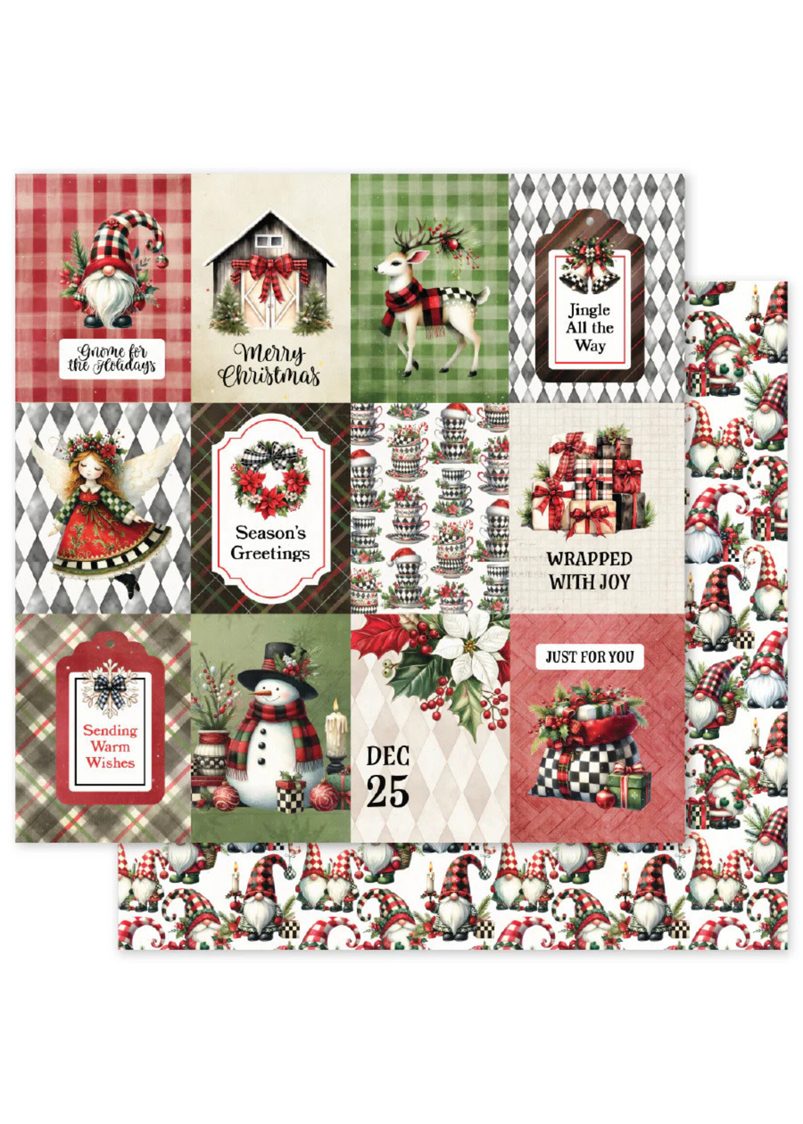 Paper Rose Paper Rose 12x12 Christmas Wishes, C