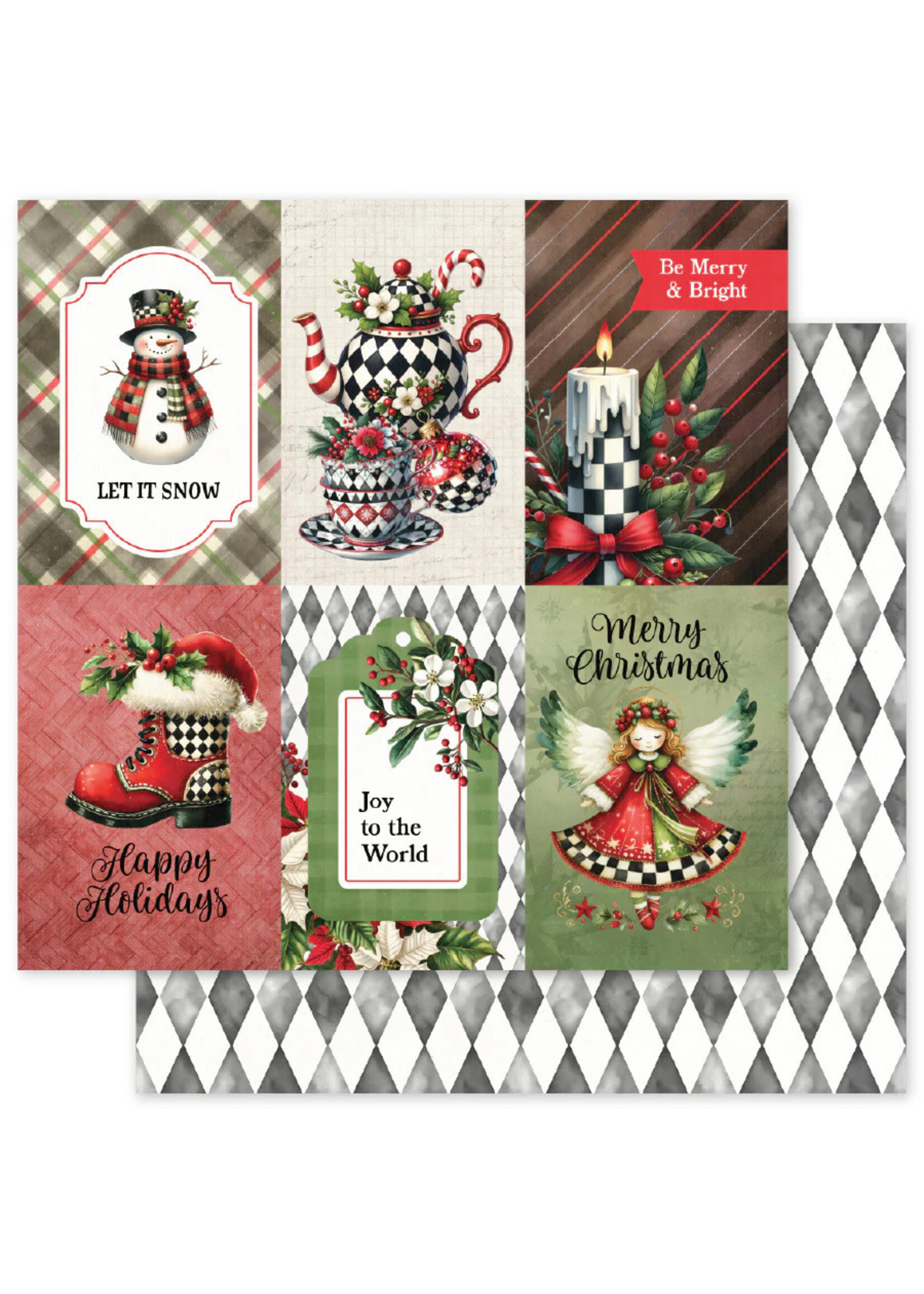 Paper Rose Paper Rose 12x12 Christmas Wishes, F
