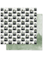 Paper Rose Paper Rose 12x12 Mistletoe Market Basics, E