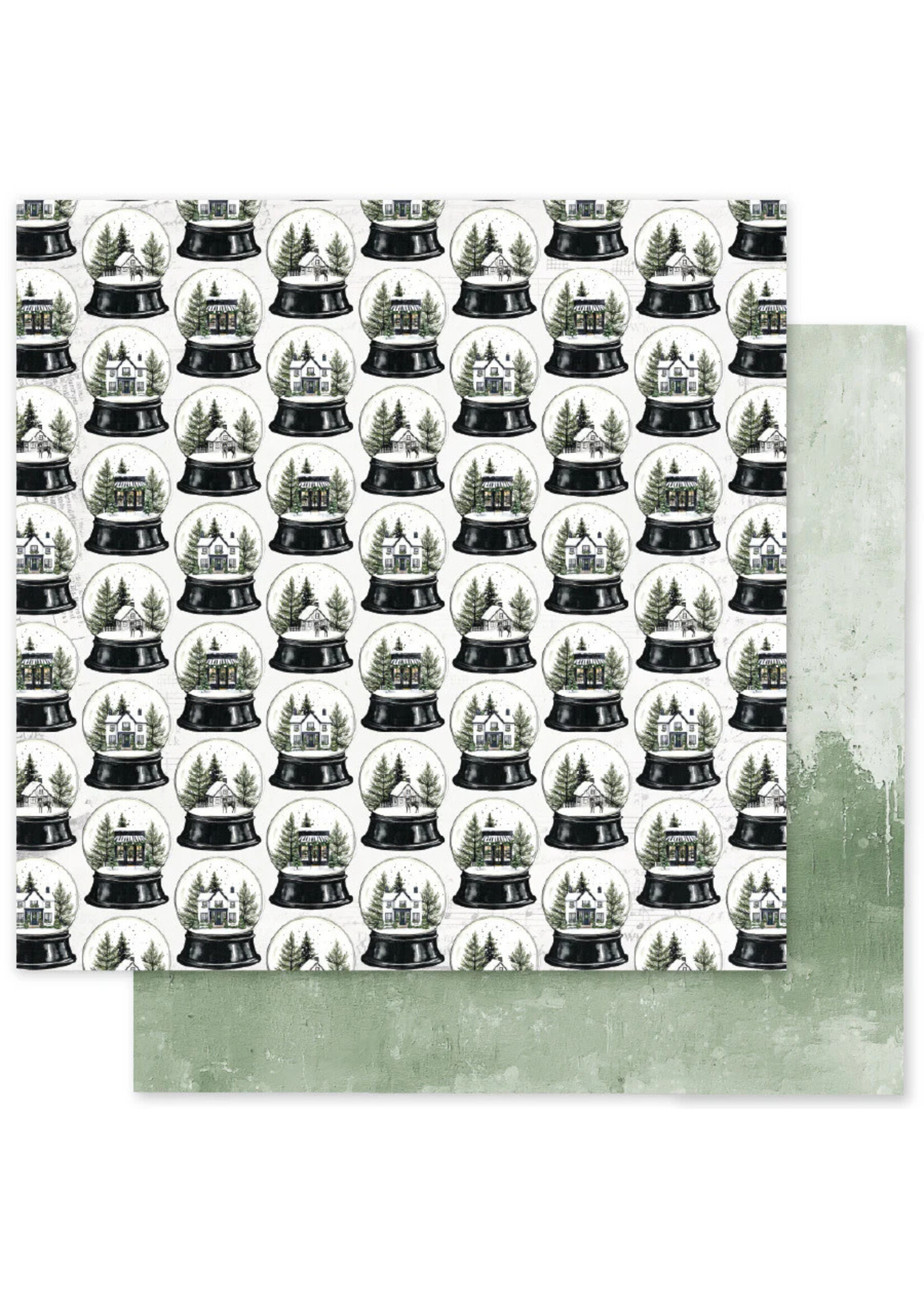 Paper Rose Paper Rose 12x12 Mistletoe Market Basics, E