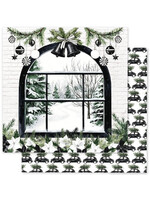 Paper Rose Paper Rose 12x12 Mistletoe Market Basics, D