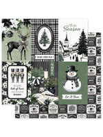 Paper Rose Paper Rose 12x12 Mistletoe Market, C