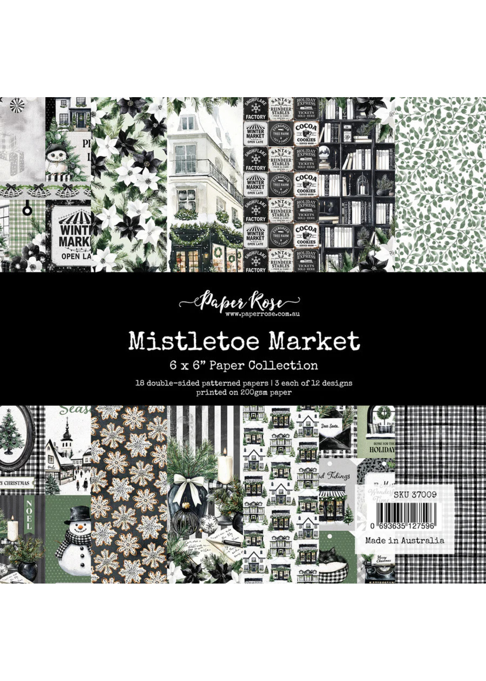 Paper Rose Paper Rose 6x6 Paper Collection, Mistletoe Market