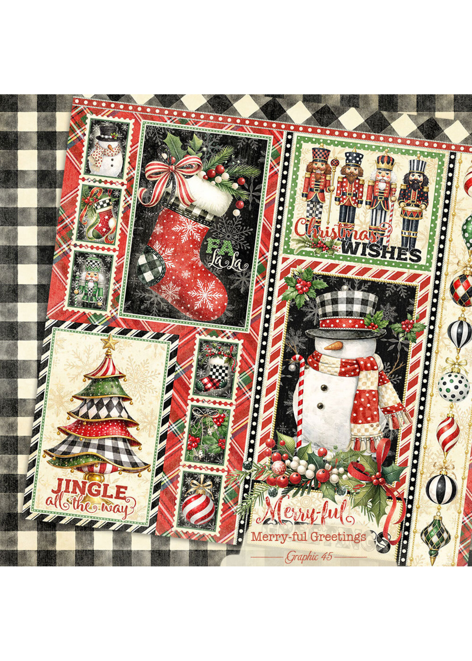 Graphic 45 Graphic 45 12x12 Merry-ful Greetings