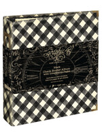 Graphic 45 Graphic 45 Binder Album with Interactive Pages, Black Check