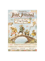 Stamperia Stamperia Junk Journal Backgrounds + Stickers + Cut Outs, Cozy Family