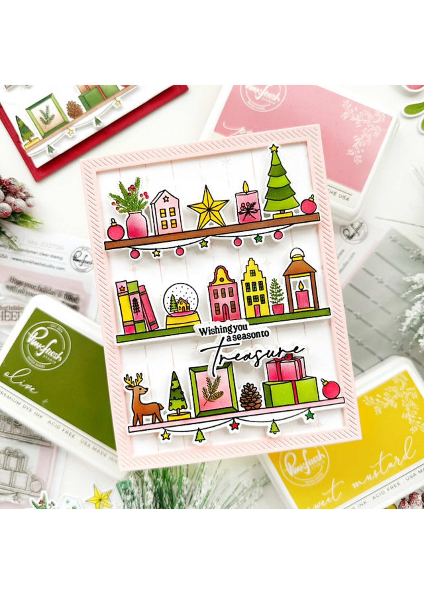 Pink Fresh Studio Pink Fresh Stamp, Holiday Treasures