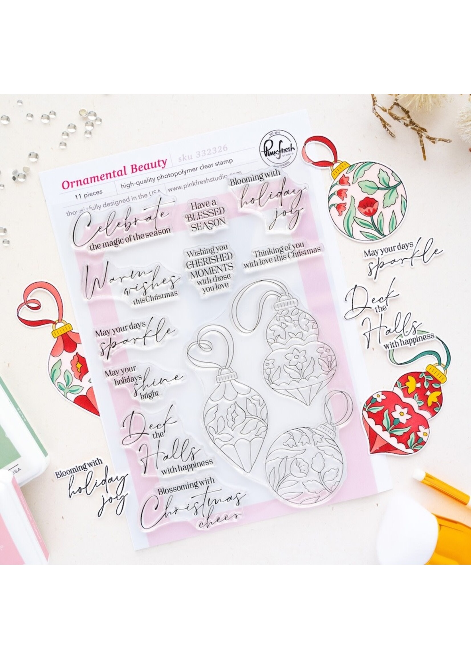 Pink Fresh Studio Pink Fresh Stamp, Ornamental Beauty