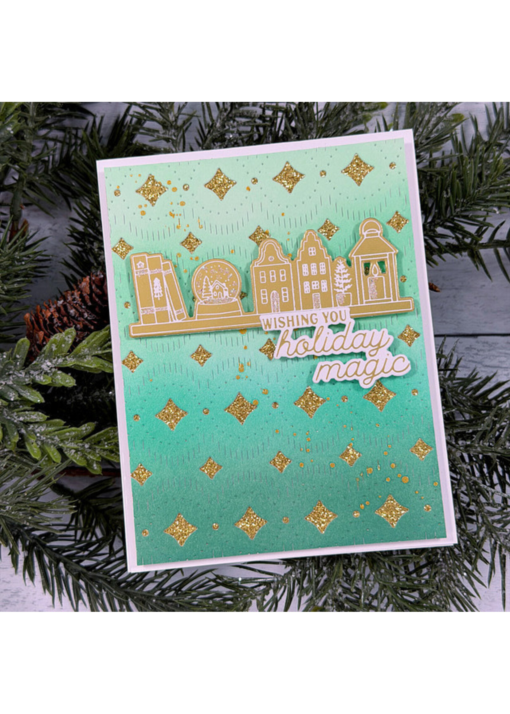 Pink Fresh Studio Pink Fresh Press Plate, Holiday Treasures