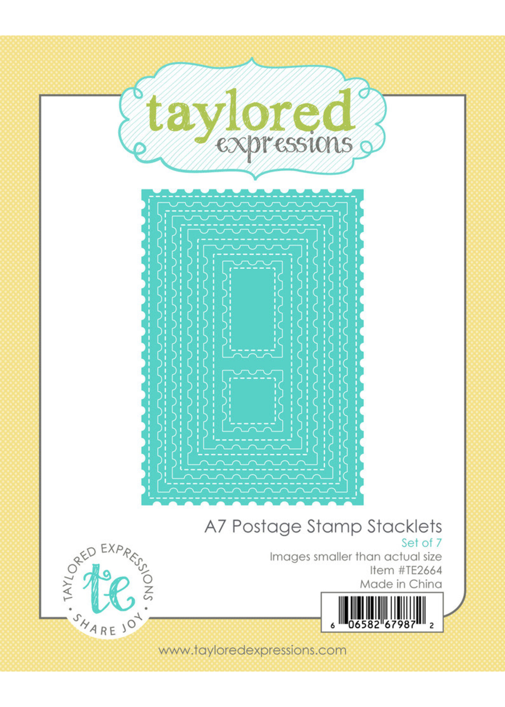 Taylored Expressions Taylored Expressions Die, A7 Postage Stamp Stacklets