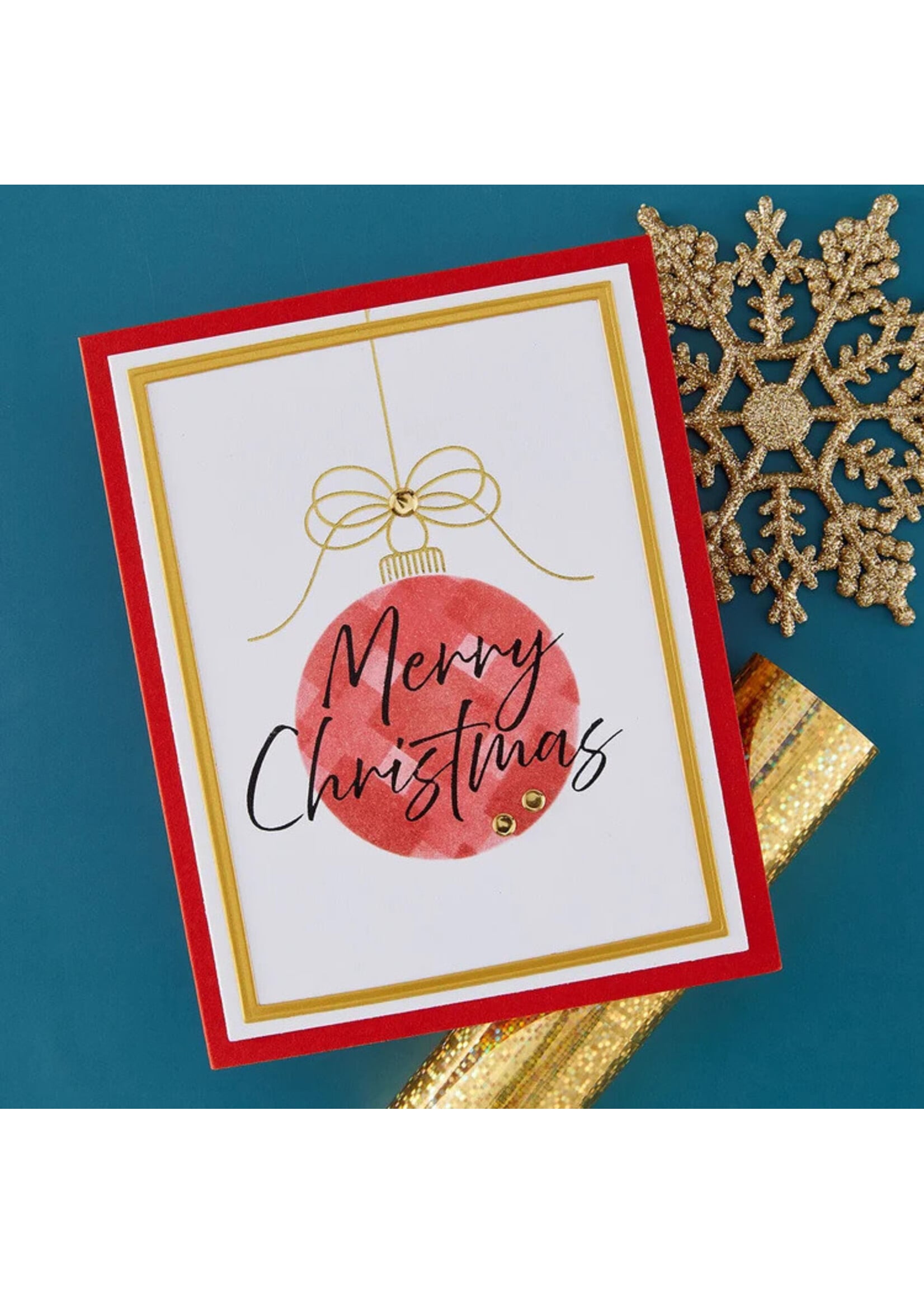 Spellbinders Spellbinders BetterPress & Stencil Bundle, Tied with Cheer