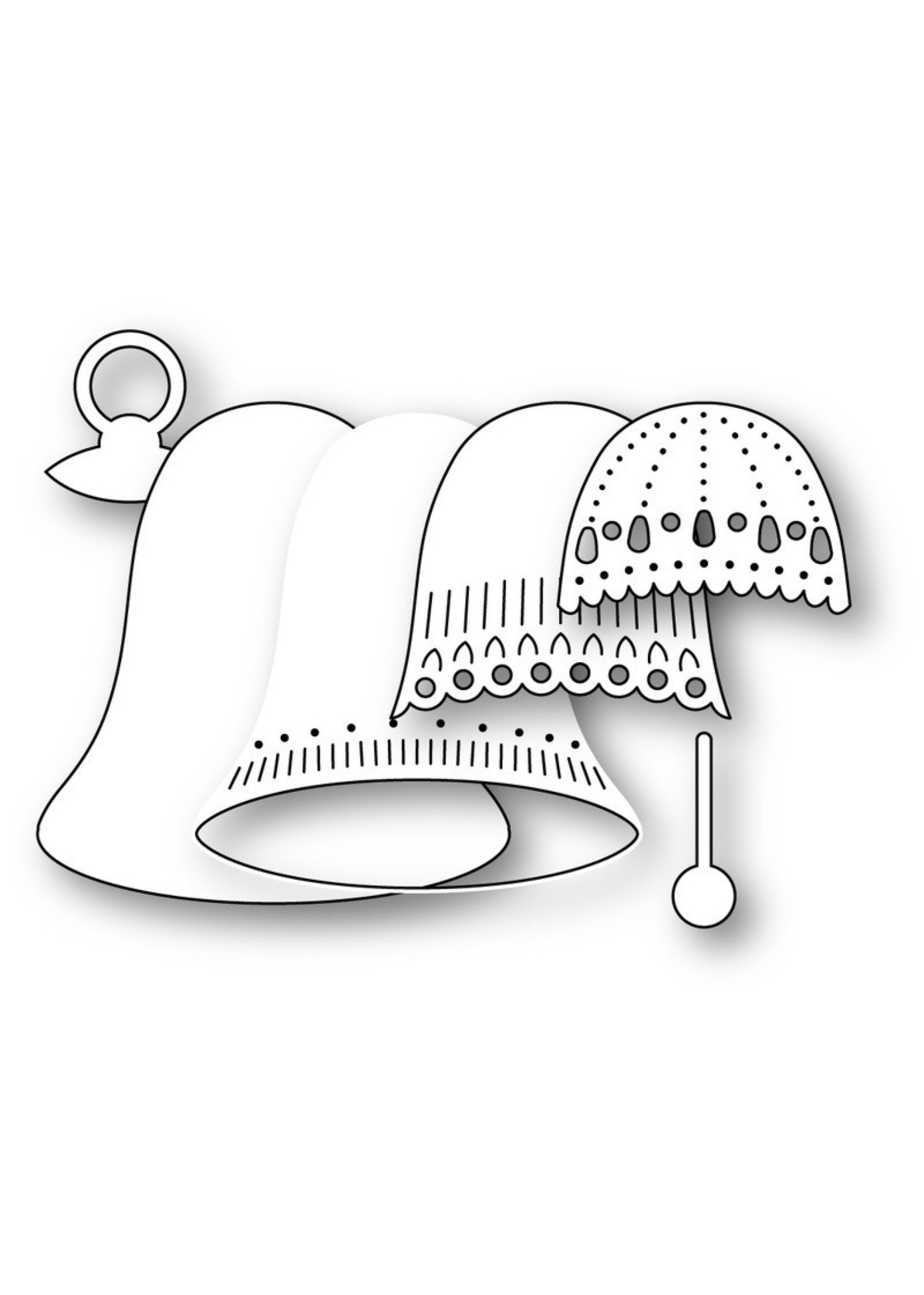 Poppy Stamps Die, Nordic Fancy Bell