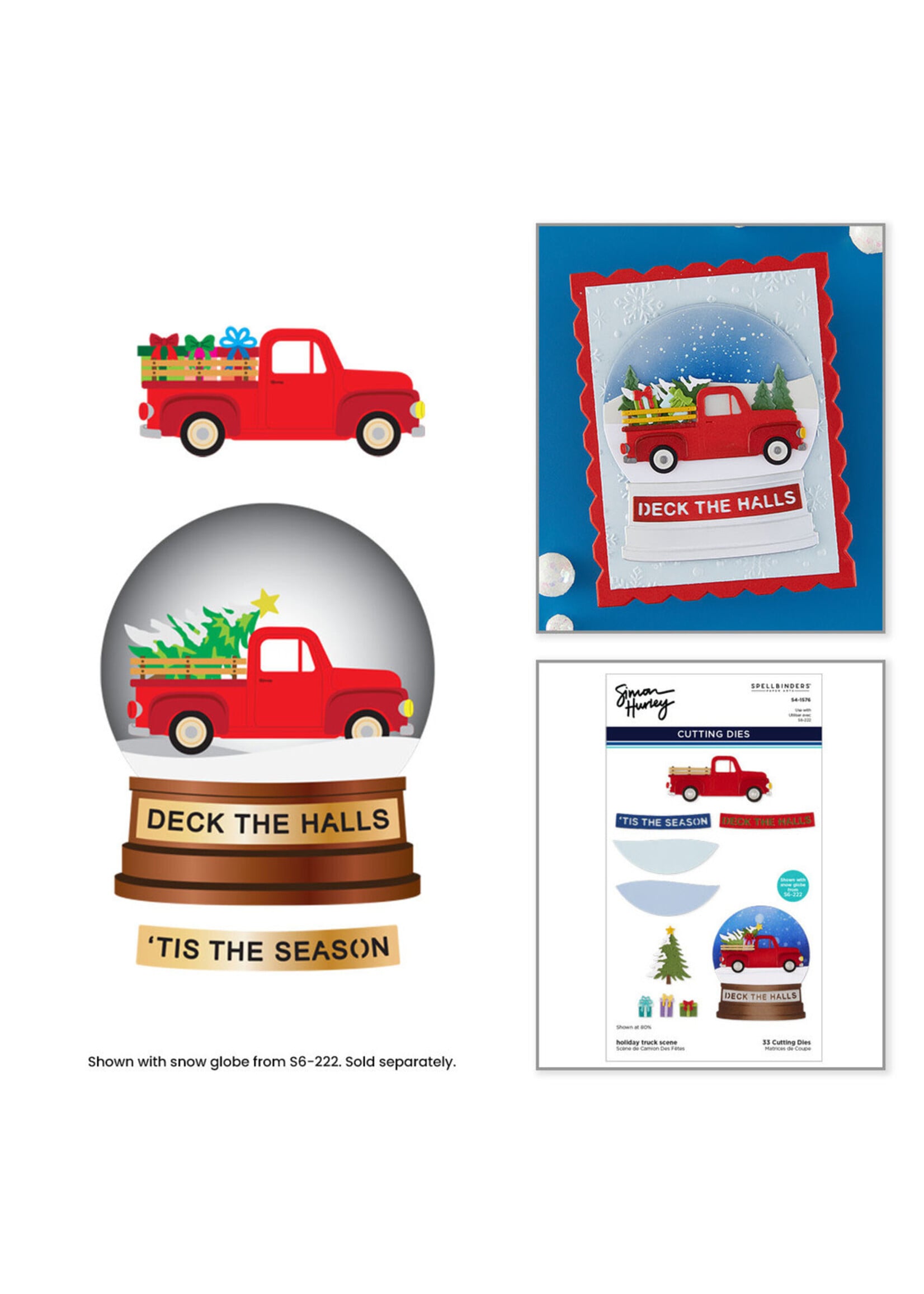 Spellbinders Spellbinders Die, Holiday Truck Scene