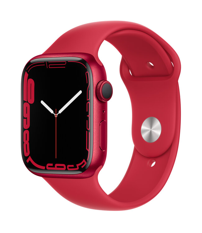 Apple Apple Watch Series 7 GPS, Цвет корпуса "(PRODUCT )RED", Спортивный ремешок "(PRODUCT )RED"