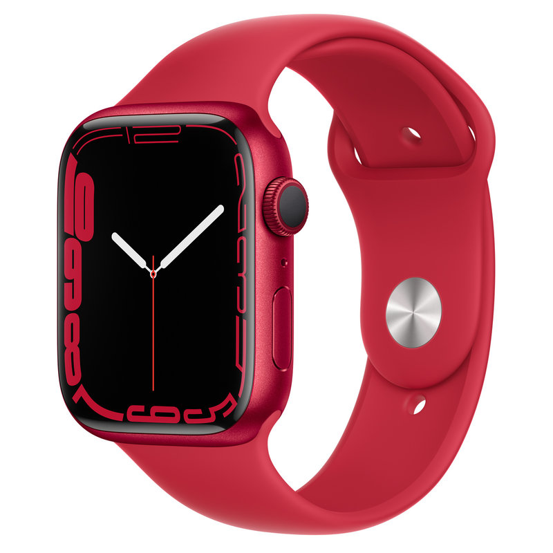 Apple Apple Watch Series 7 GPS, Цвет корпуса "(PRODUCT )RED", Спортивный ремешок "(PRODUCT )RED"