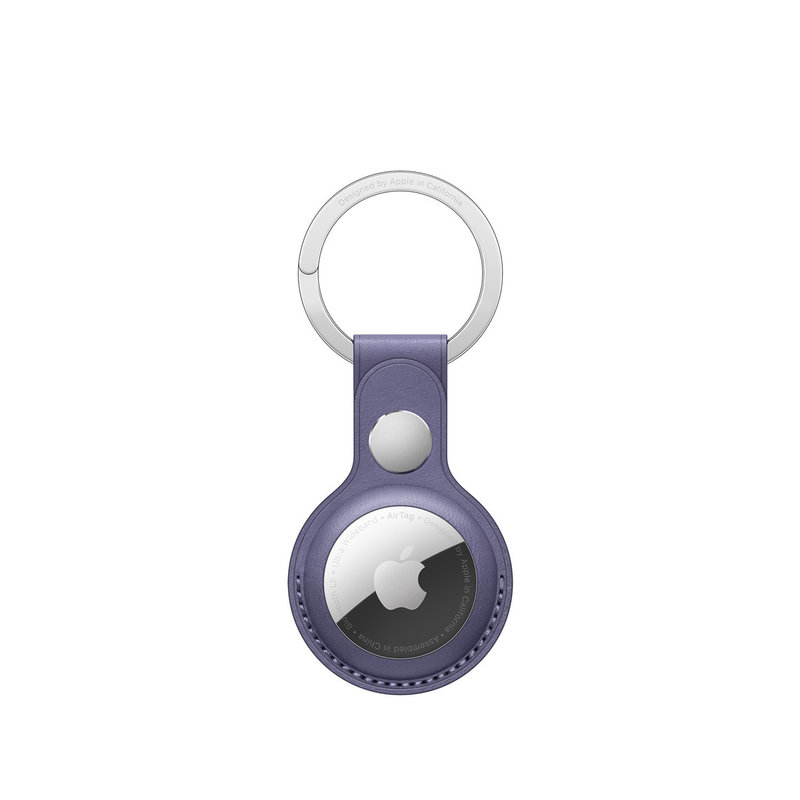 Apple Кожаный брелок для AirTag с кольцом для ключей