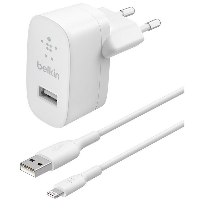 Belkin Belkin 12w Charger with Lightning Cable Белый