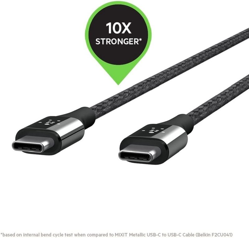 Belkin Belkin Mixit DuraTek Kevlar USB-C to USB-C 1.2m