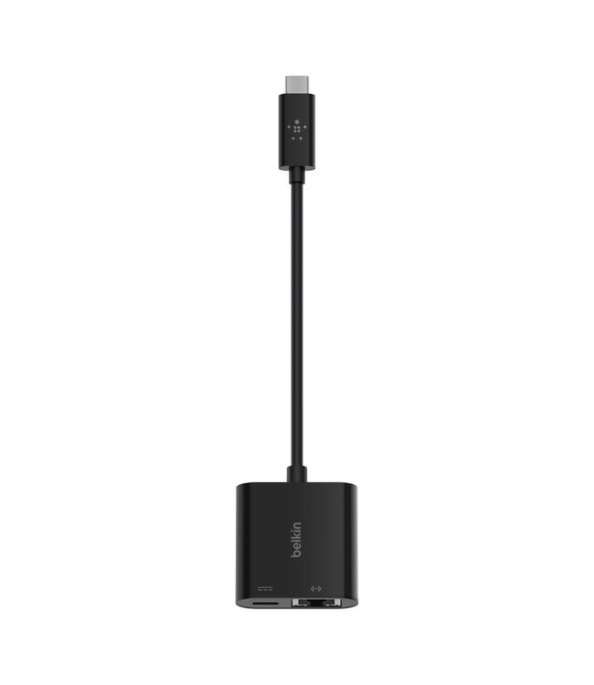 Belkin Belkin USB-C (60W Passthrough Power) to Ethernet Adapter (Черный)