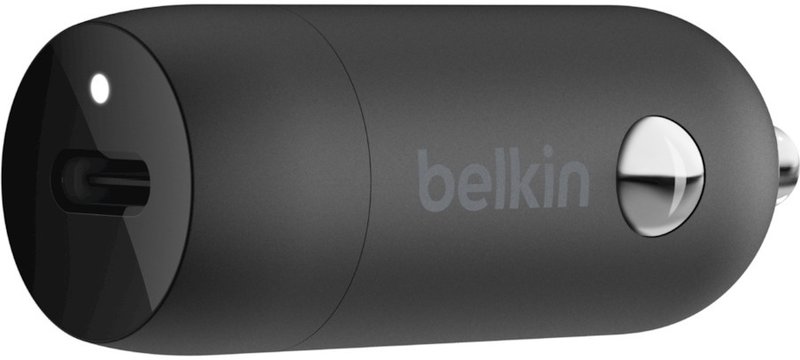 Belkin Belkin USB-C Car Charger 18w + USB-C to Lightning Cable
