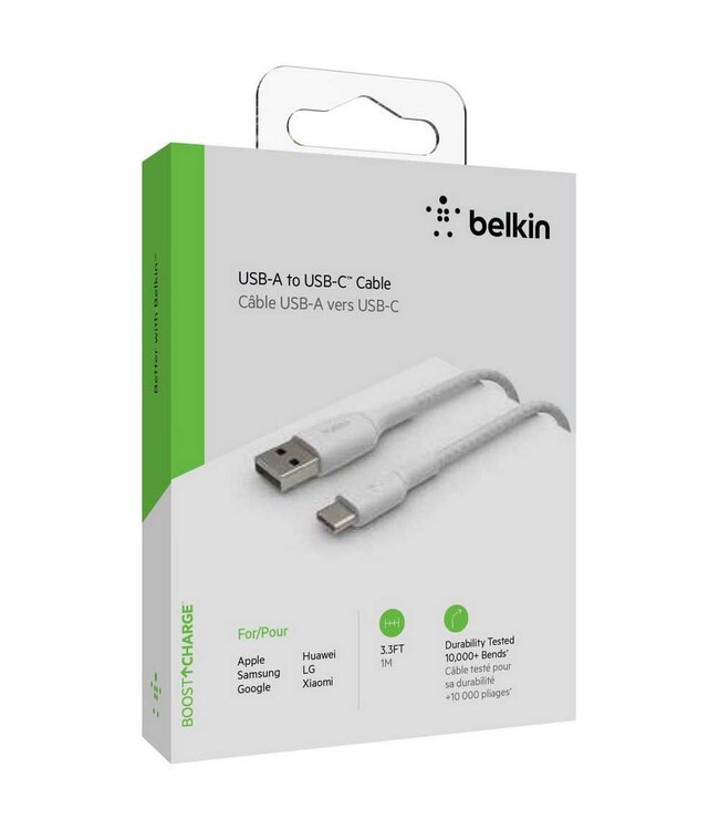 Belkin Belkin USB to USB-C Braided Cable 1m