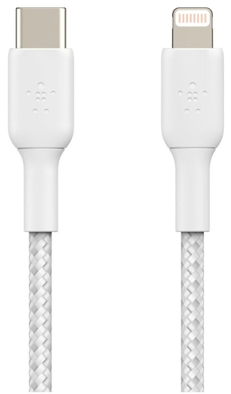 Belkin Belkin USB-C to Lightning Braided Cable 2m (Белый)