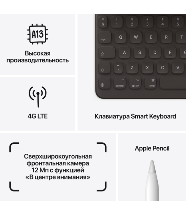 Apple iPad 10.2 (9-е поколение), 256 ГБ