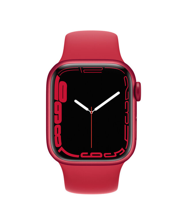 Apple Apple Watch Series 7 GPS, Цвет корпуса "(PRODUCT )RED", Спортивный ремешок "(PRODUCT )RED"
