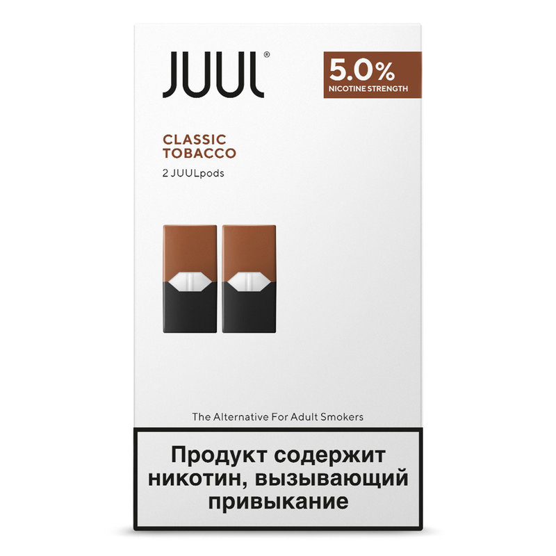 Juul JUUL Pods Classic x2 - 2 картриджа для электронной системы доставки никотина