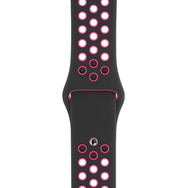 40mm Black/Pink Blast Nike Sport Band - Ремешок для Apple Watch