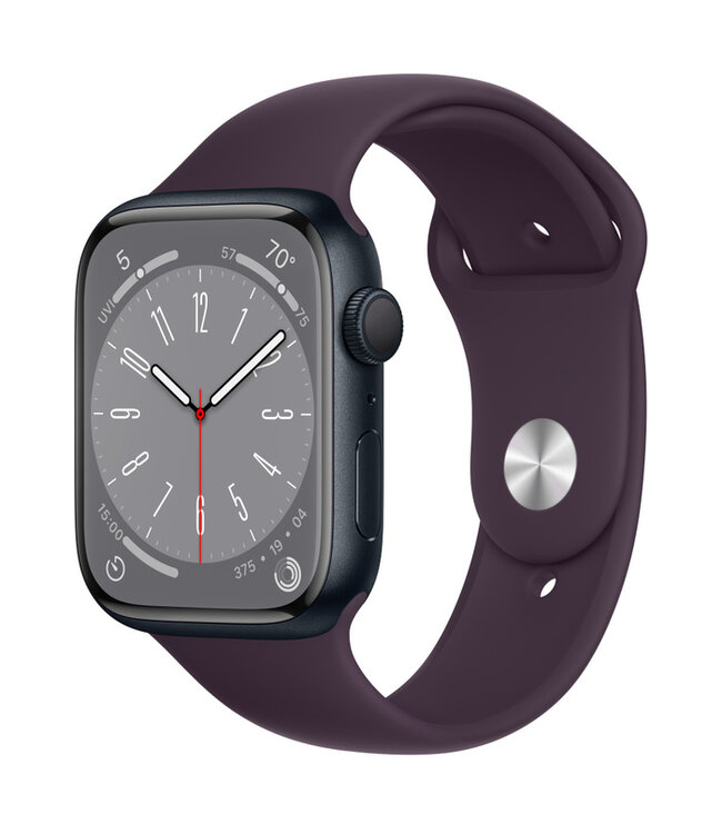 Apple Apple Watch Series 8 GPS, Цвет корпуса «Тёмная ночь», Спортивный ремешок