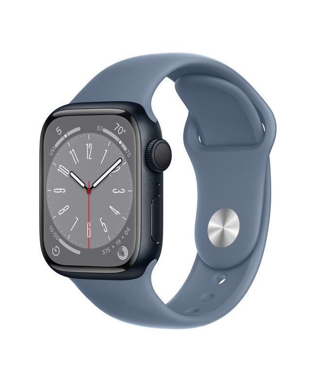 Apple Apple Watch Series 8 GPS, Цвет корпуса «Тёмная ночь», Спортивный ремешок