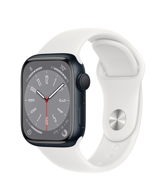 Apple Apple Watch Series 8 GPS, Цвет корпуса «Тёмная ночь», Спортивный ремешок