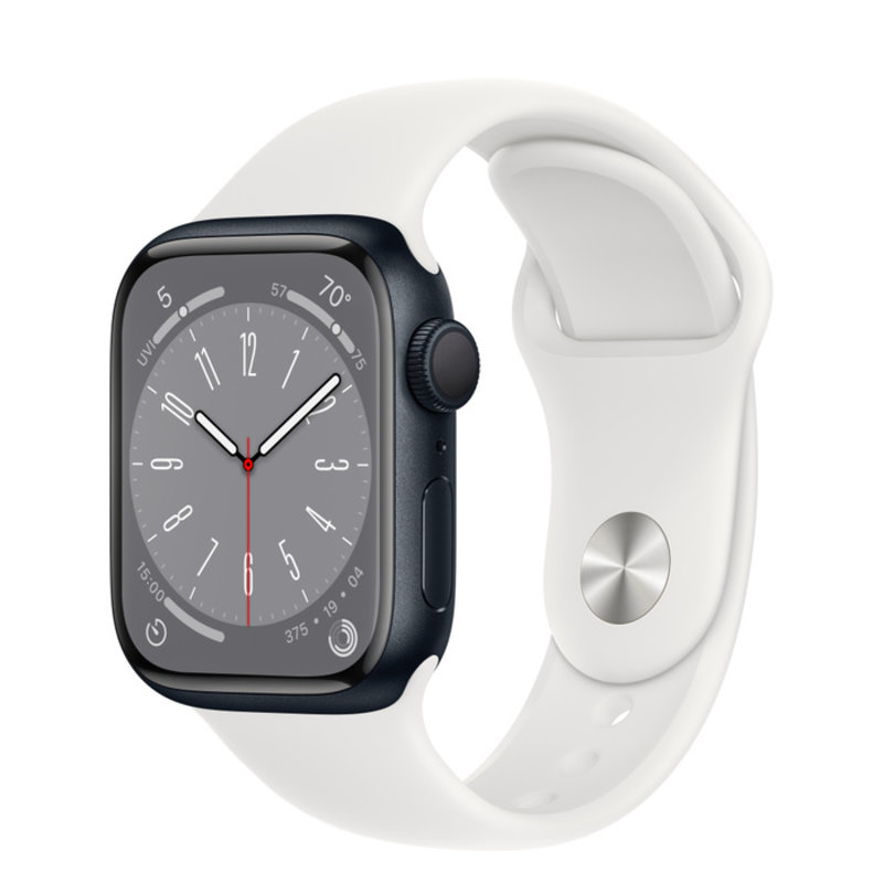 Apple Apple Watch Series 8 GPS, Цвет корпуса «Тёмная ночь», Спортивный ремешок