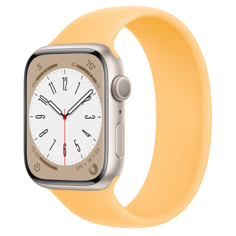Apple Apple Watch Series 8 GPS, Цвет корпуса «Сияющая звезда», Спортивный ремешок