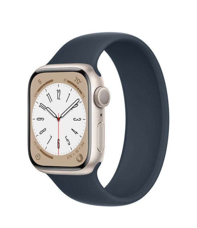 Apple Apple Watch Series 8 GPS, Цвет корпуса «Сияющая звезда», Спортивный ремешок