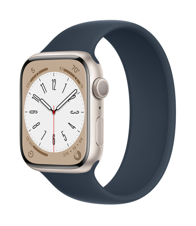 Apple Apple Watch Series 8 GPS, Цвет корпуса «Сияющая звезда», Спортивный ремешок