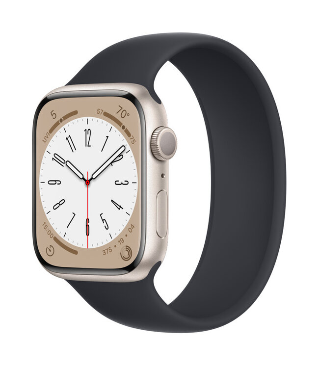 Apple Apple Watch Series 8 GPS, Цвет корпуса «Сияющая звезда», Спортивный ремешок